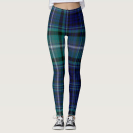 Leggings - Tartan Azul e Verde