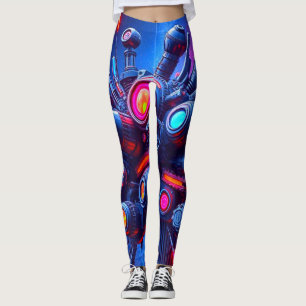 Leggings técnicas futuristas Neon Cyberpunk Vibe