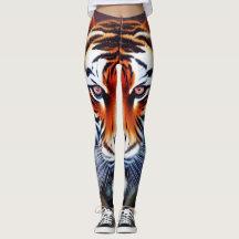 Leggings Tiger Bait All-Over-Impressão