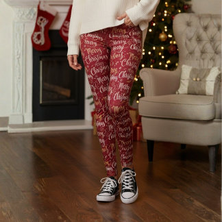 Leggings Tipografia Feliz Natal