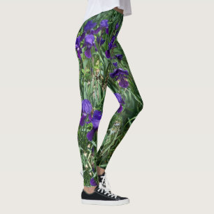 Leggings Todos Com Impressão de Jardim de Íris Rox