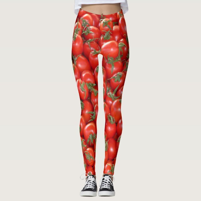 Leggings Tomates Vinha Vermelha (Frente)