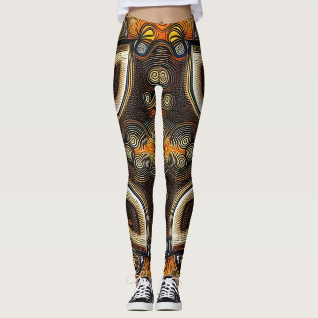 Leggings Tradicionais Belas (Frente)