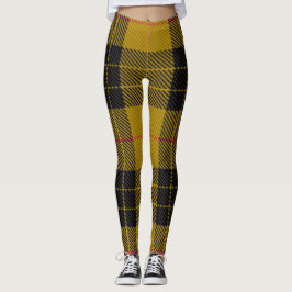 Leggings Tradicionais Escocesas Amarelas Tartan