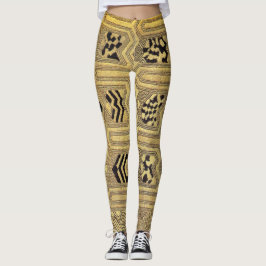 Leggings Tribais Africanas de Classe Yoga