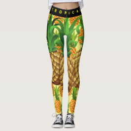 Leggings tropicais