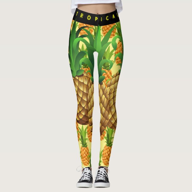 Leggings tropicais (Frente)