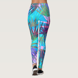 Leggings Tropicais De Pastel