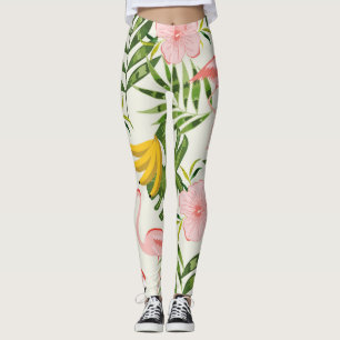 Leggings tropicais de verão