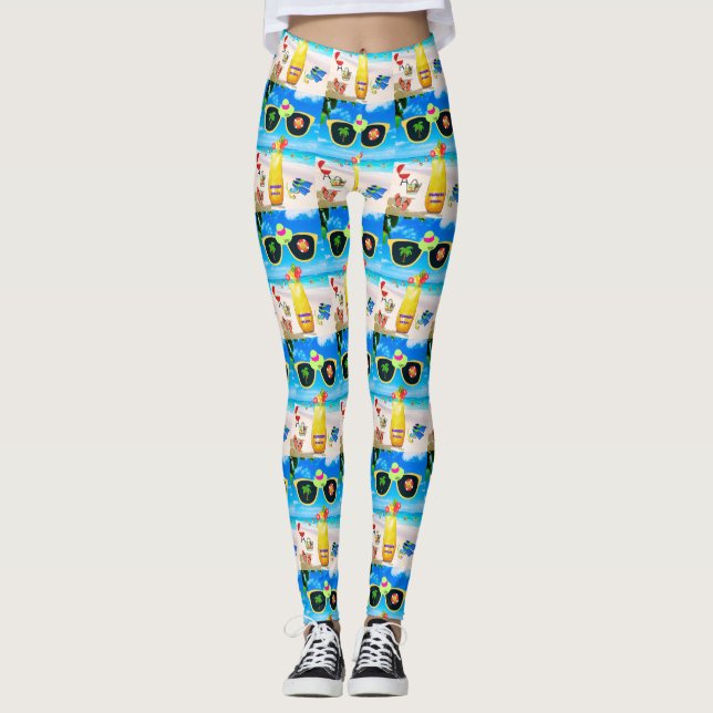 Leggings Tropical Bliss Vibes  (Frente)