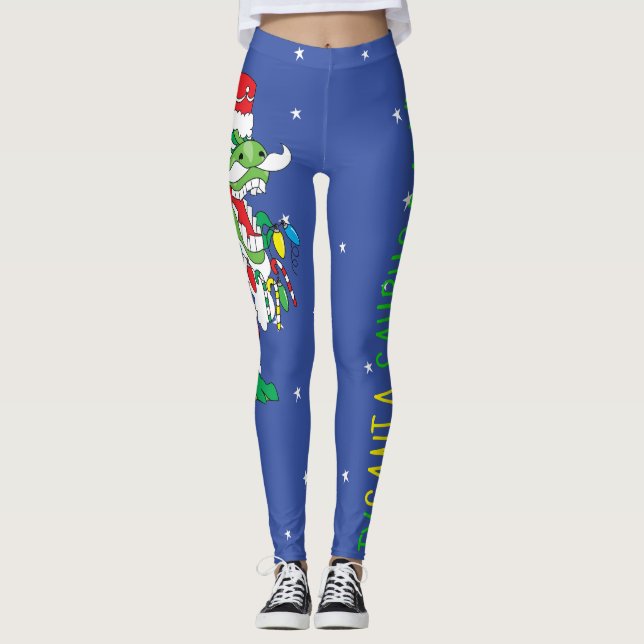 Leggings TySANTAsaurus Baby! (Frente)