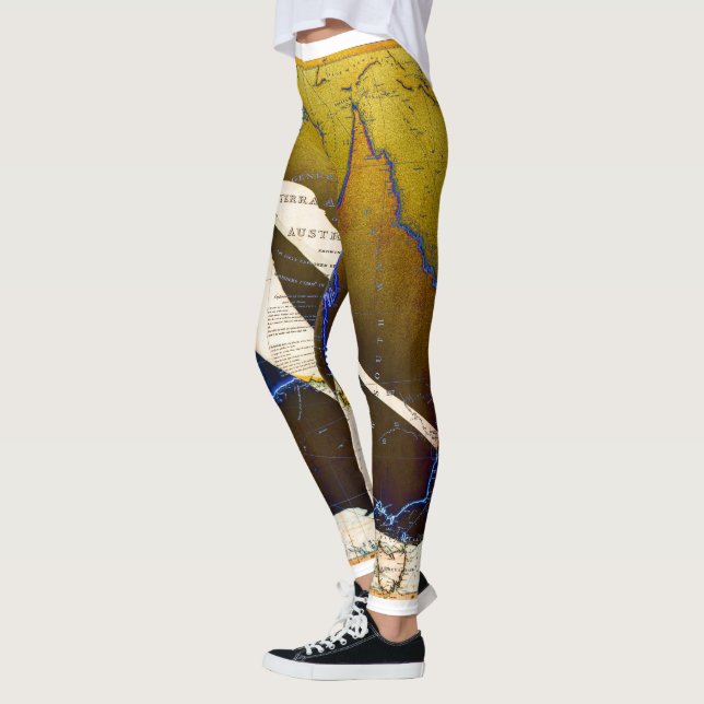 Leggings Unique Art of the Australian Coastline (Esquerda)