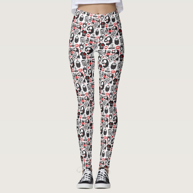 Leggings Urban Chaos Doodle (Frente)