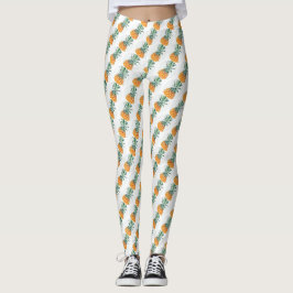 Leggings Verde Amarelo Claro Funky de Abacaxi Deli