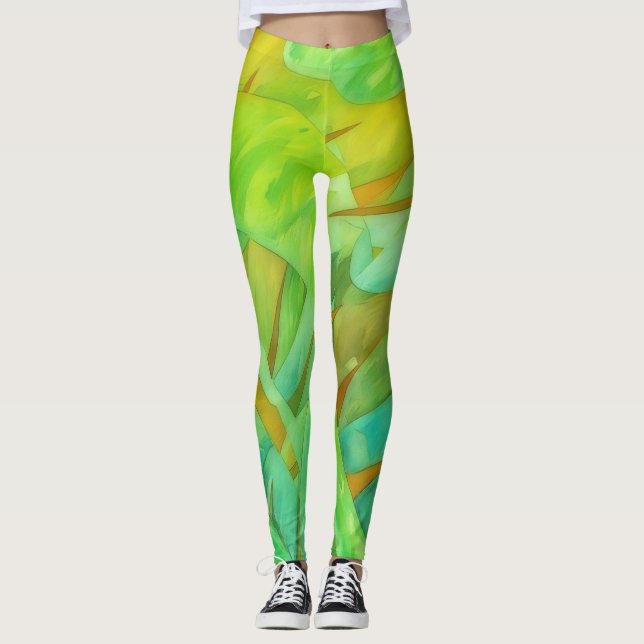 Leggings verdes e Limões (Frente)