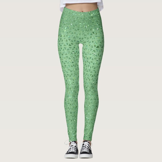 Leggings Verdes Esparsas (Frente)