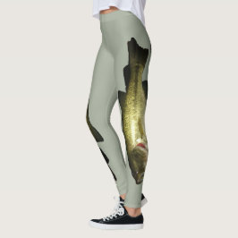 Leggings verdes Safari de Peixes Bass