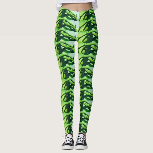 Leggings VERDES THORNY (Frente)