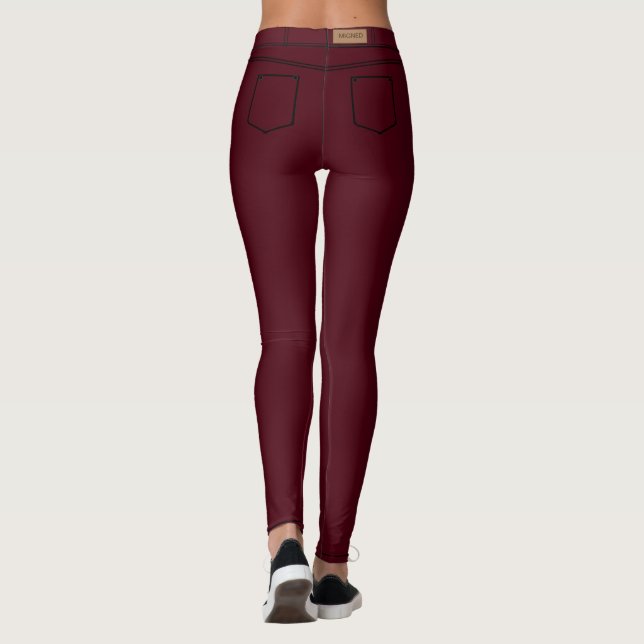 Leggings Vermelhas Falsas (Verso)
