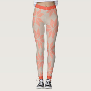 Leggings VERMELHAS POINSETTIA PARA NATAL