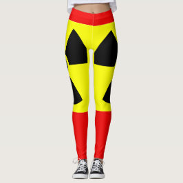 Leggings vermelhas radioativas