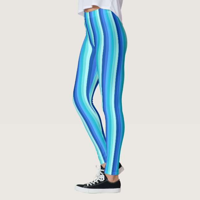 Leggings Verticais Azuis (Esquerda)