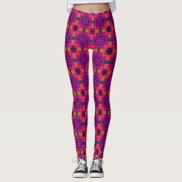 Leggings Vibrantes de Mandala Psicodélica