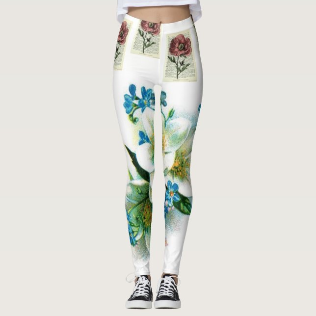 leggings vintage floral (Frente)