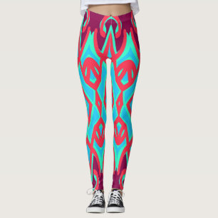 Leggings Vintage multicolor "Ratti_Creative_Arts"