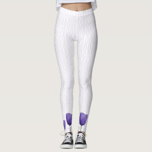 Leggings Violet Tulips