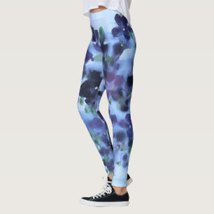 Leggings violetas roxas