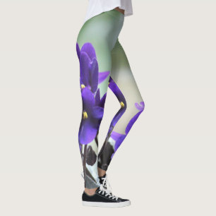 Leggings violetas roxas