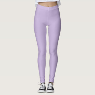 Leggings violetas suaves de cor de tendência