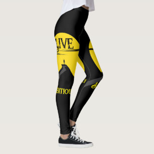 Leggings vivas e ambiciosas