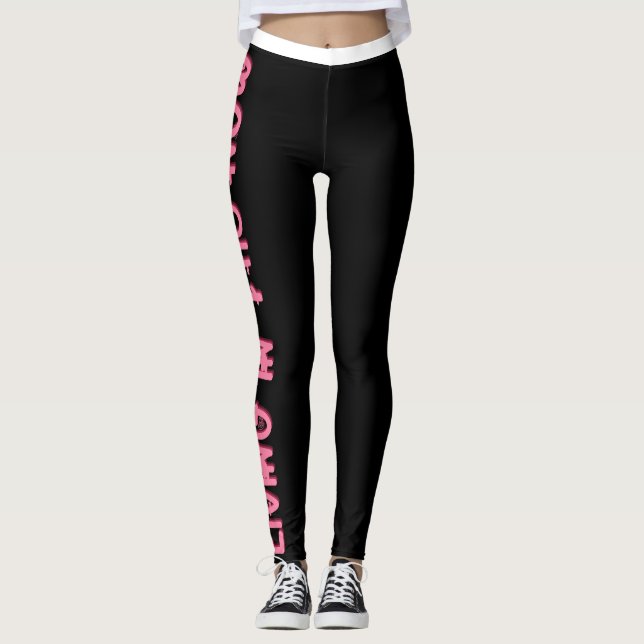 Leggings - vivendo no agora (Frente)