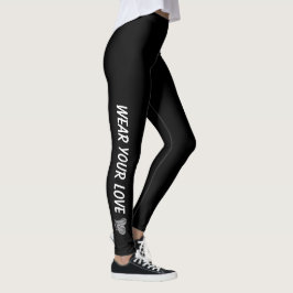 Leggings Wear Your Love© com arte original