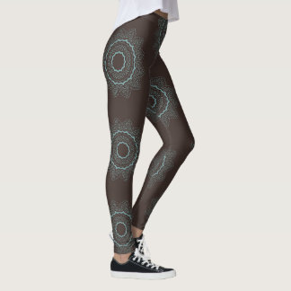 Leggings Whimsical - Designs de Papel em Bloco de