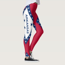Leggings with flag of Arkansas State, EUA