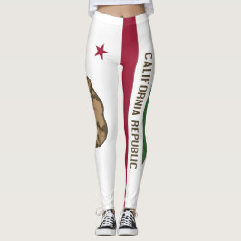 Leggings with flag of California State, EUA