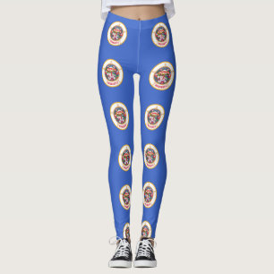Leggings with flag of Minnesota State, EUA