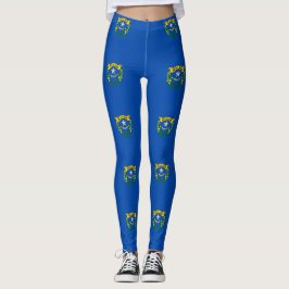 Leggings with flag of Nevada State, EUA