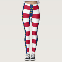 Leggings with flag of North Carolina State, EUA