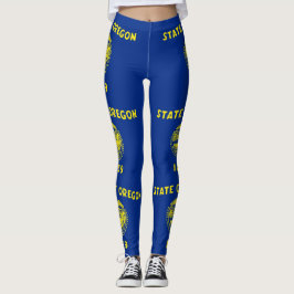 Leggings with flag of Oregon State, EUA