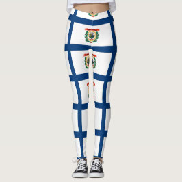 Leggings with flag of West Virginia State, EUA