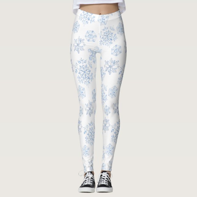 Leggings Women - Winter Pattern (Frente)
