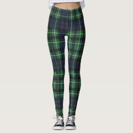 Leggings - Xadrez Amarelo, Verde e Azul