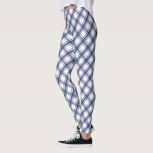 Leggings Xadrez Azul