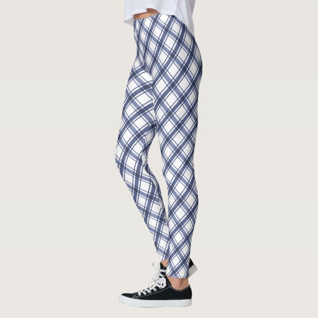 Leggings Xadrez Azul (Esquerda)