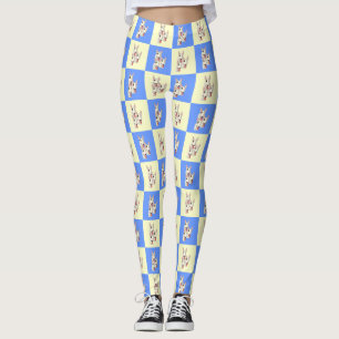 Leggings Xadrez Bull Terrier