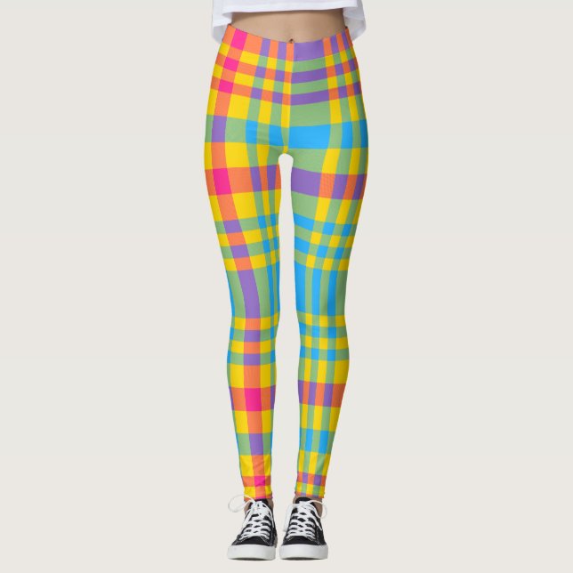 Leggings Xadrez Dias Ensolarados (Frente)